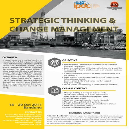 Strategic Thinking & Change Management