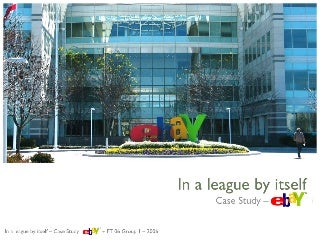 Strategic evaluation of eBay