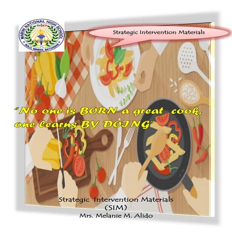 Strategic intervention-materials- tle