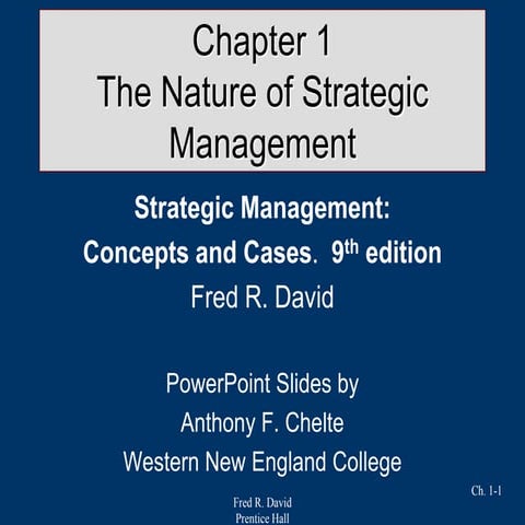 Strategic management-concepts