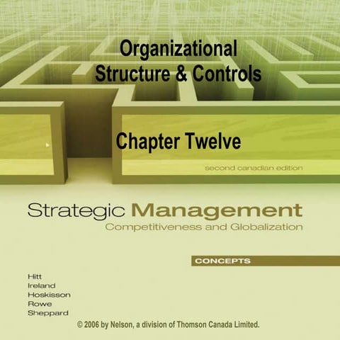 Strategic Management Ch12