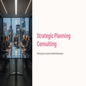 Strategic Planning Consulting Firms - Group50 | PPTX