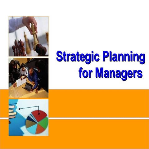 Strategic Planning For Managers   