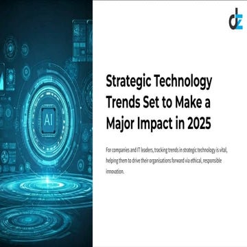 Domen Zavrl - Strategic Technology Trends Set to Make a Major Impact in 2025