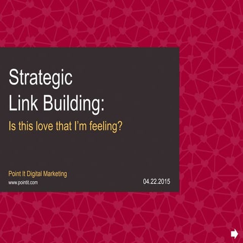[Webinar] Strategic Link Building 