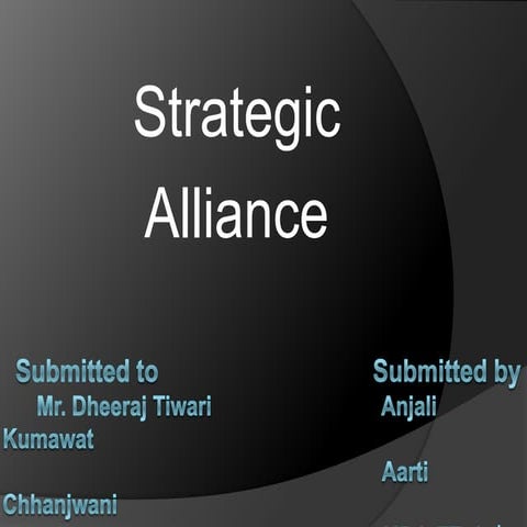 Strategic alliance