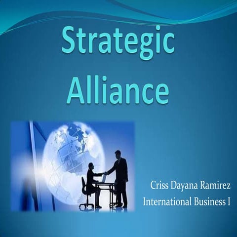 Strategic alliance
