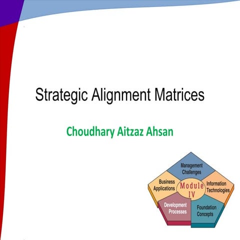 Strategic Alignment Matrices