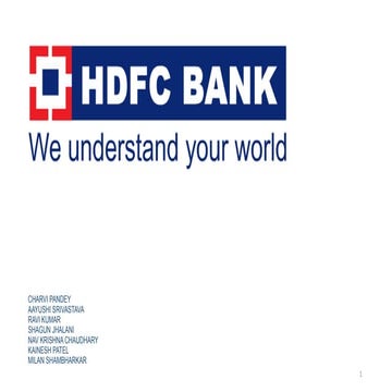 Strategic analysis hdfc bank