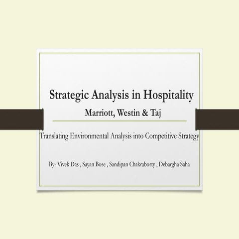Final Marriott Project Presentation | PPTX