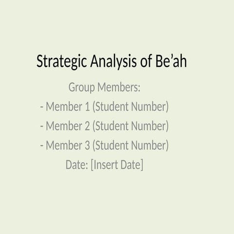 Strategic Analysis of Be’ah in Oman.pptx