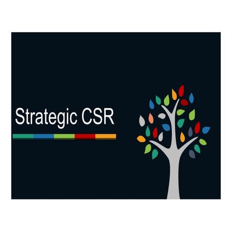 Strategic Corporate Social Responsibility