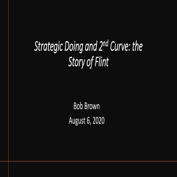 Strategic Doing and the 2d Curve: the Story of Flint