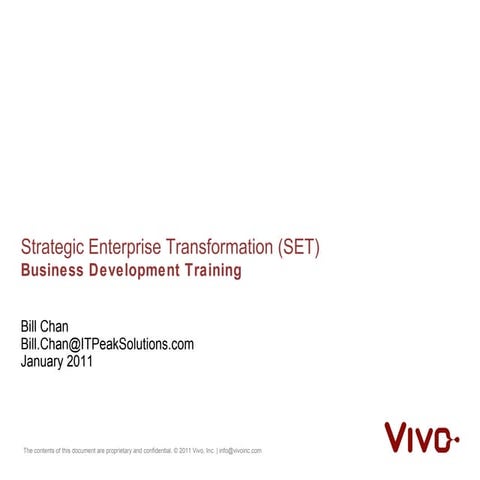 Strategic Enterprise Transformation