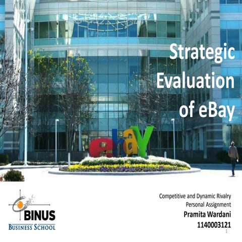 Strategic evaluation of e bay