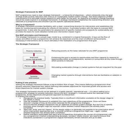 Strategic Framework Handout