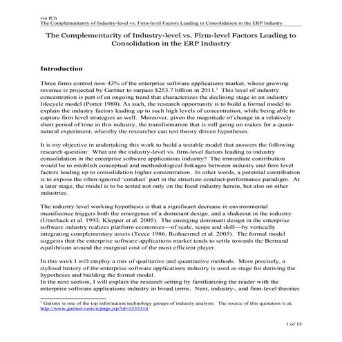 Strategic Future Orcl Vs Sap