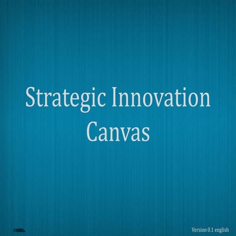 Strategic Innovation Canvas v. 0.1