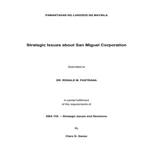 Strategic issues about smc   c ganac pdf