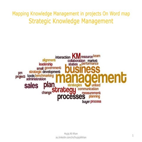 Strategic knowledge management