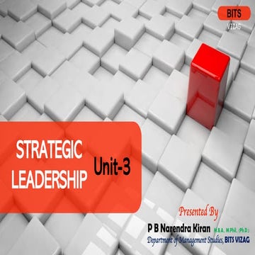 Strategic leadership