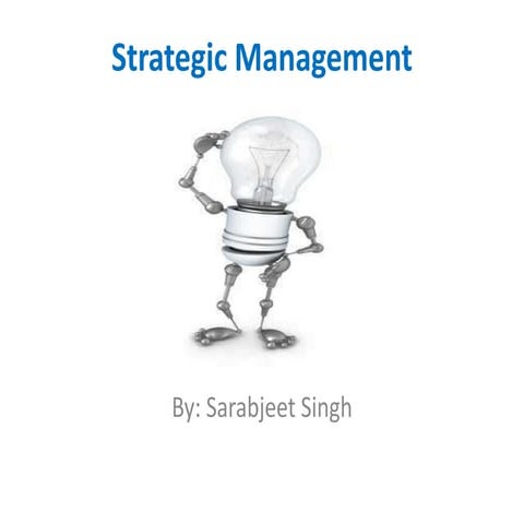 Basic model of strategic management | PPT