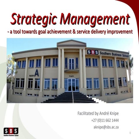 Strategic Management - AK2013
