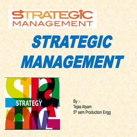 Strategic management 