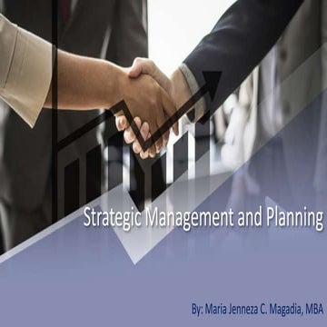 Strategic Management and Planning