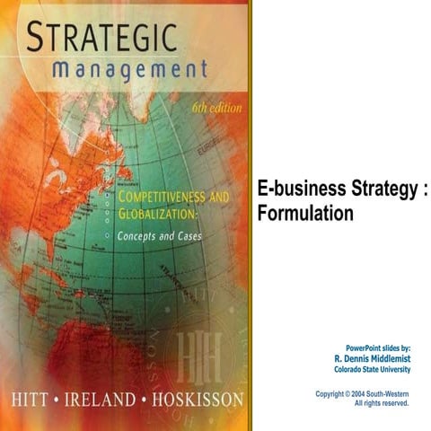 Strategic Management And Strategic Competitiveness