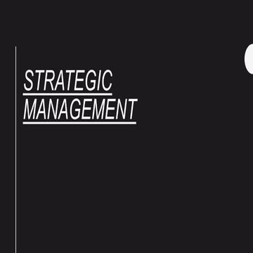 Strategic management final