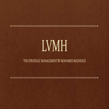 Strategic Management LVMH