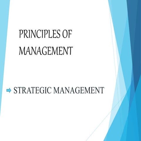 Strategic management