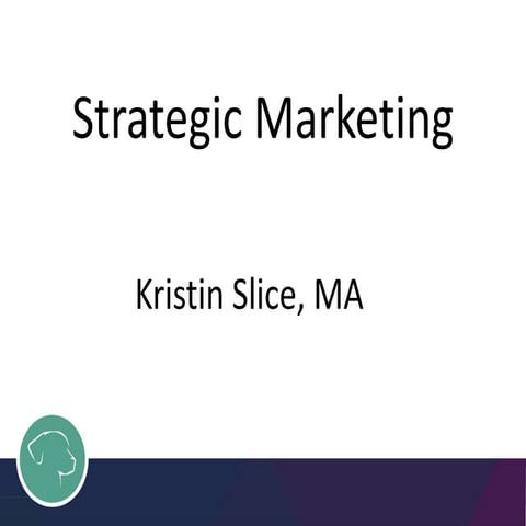 Strategic Marketing and Communication