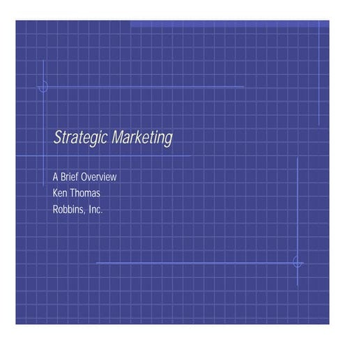 Strategic Marketing Overview