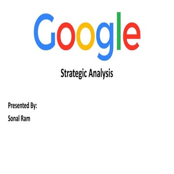 Strategic Analysis of Google