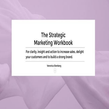 Strategic Modern Marketing Workbook 