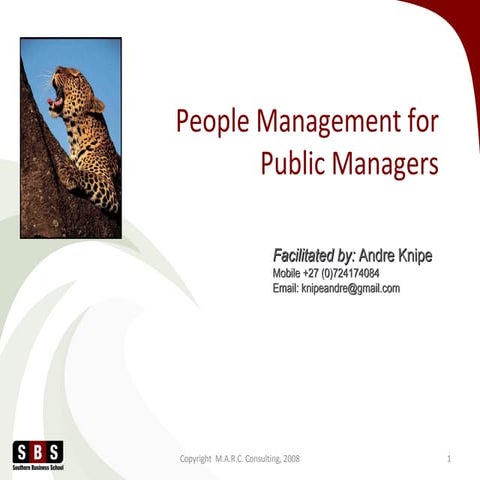 Strategic People Management - AK2013