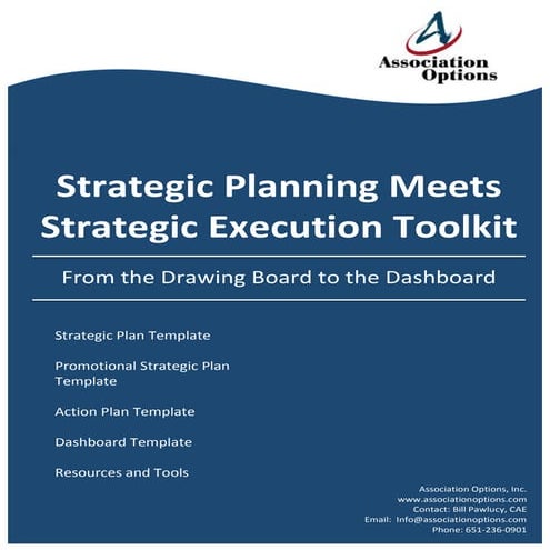 NonProfit Strategy Toolkit: Plan to Action