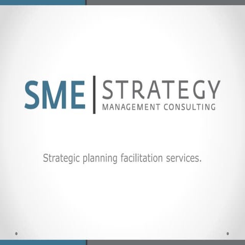 Strategic planning facilitation SME Strategy facilitator services