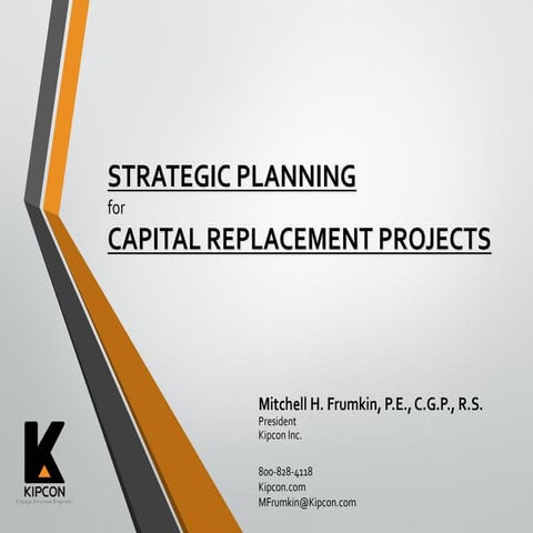 Strategic Planning for 2015 Capital Replacement Projects