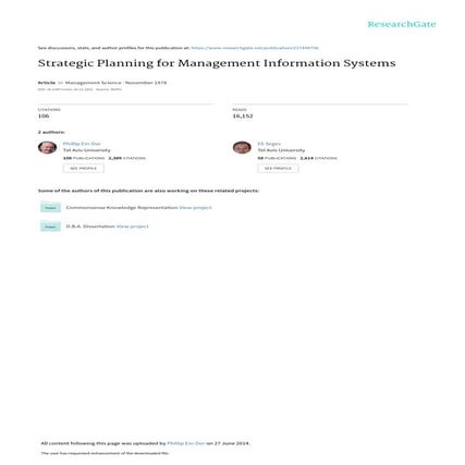 Strategic planning for_management_information_syst