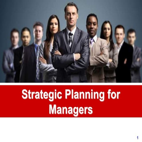 Strategic planning for managers ppt slides