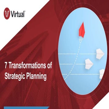 Seven Transformations of Strategic Planning