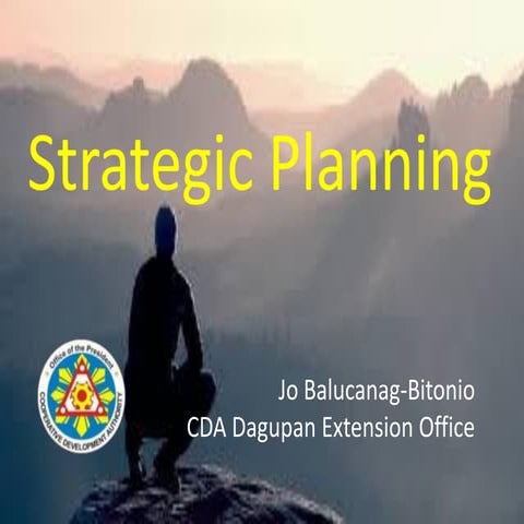 Strategic Planning for Cooperatives