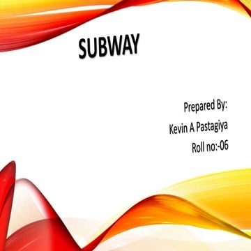 Strategic planning of subway