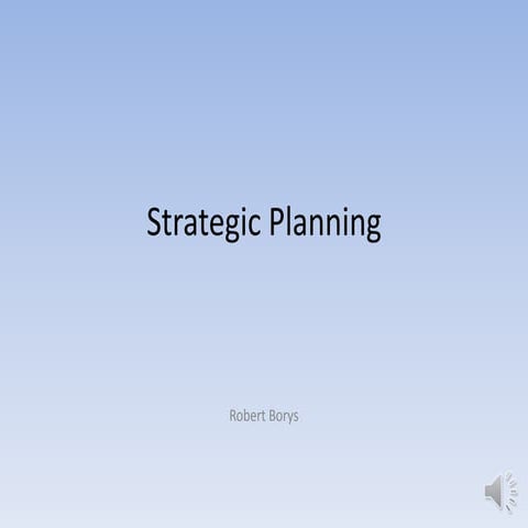 Strategic planning powerpoint