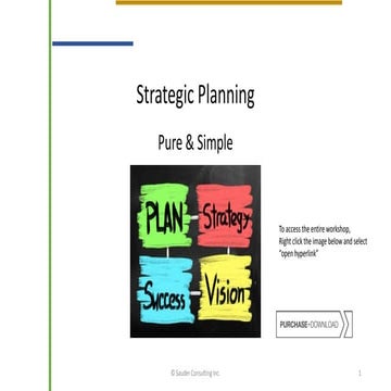 Strategic Planning Workshop