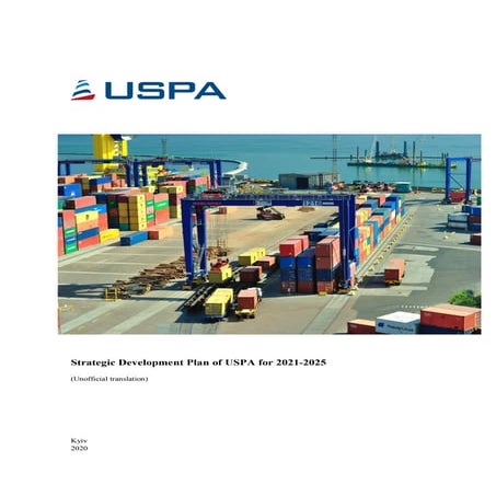 Strategic Development Plan of USPA for 2021-2025 (unofficial ...