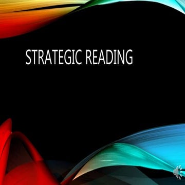 Reading strategies | PPT
